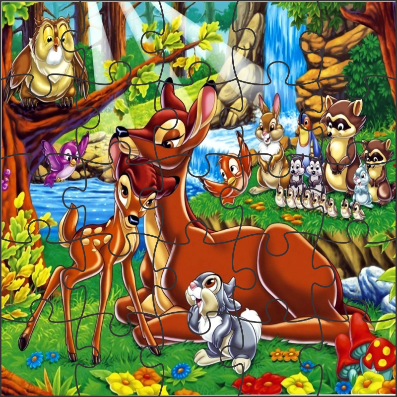 Wildlife Magnetic Wooden Jigsaw Puzzle Game by MFM TOYS INDIA